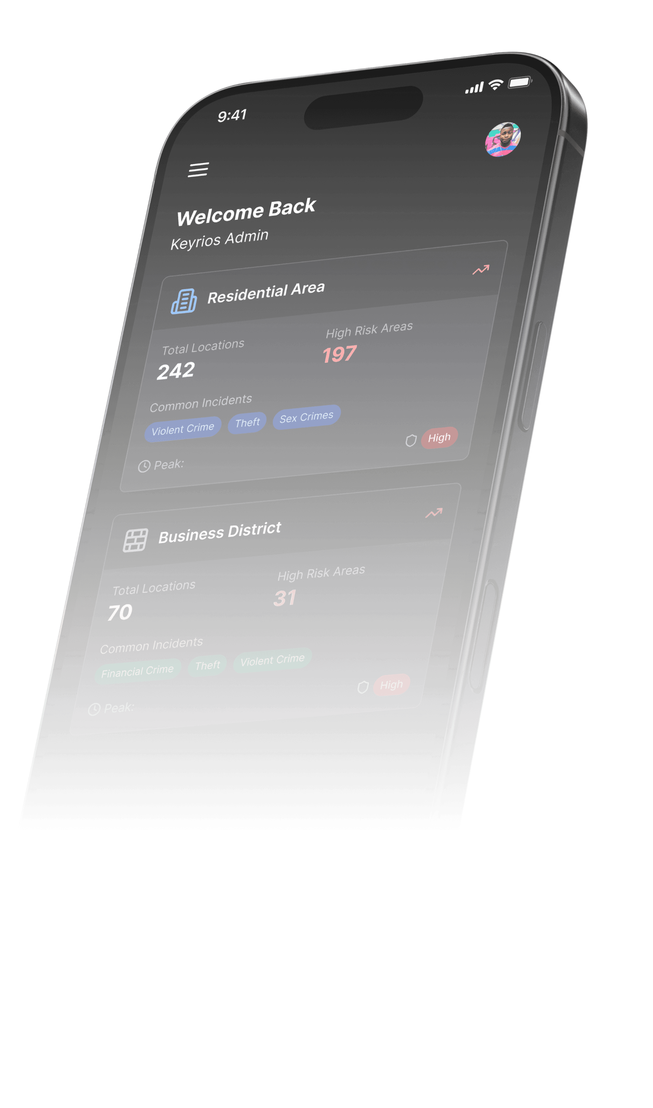 Keyrios Security Alert Mobile App